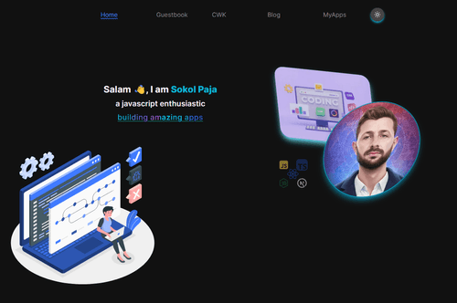 My personal portfolio narrates my journey as a Developer. Explore my projects, web applications